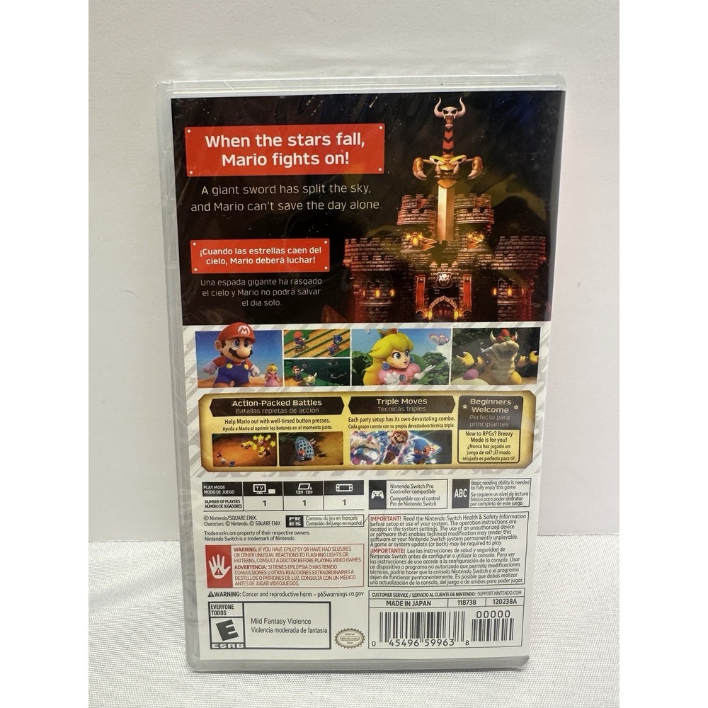 Brand New Sealed - Super Mario RPG - Nintendo Switch Super Mario Bros - Picture 2 of 2